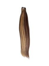 Extensions Cheveux Lisses NahaHair – Méché #2/613 Brun & Blond, 100 % cheveux humains, texture premium